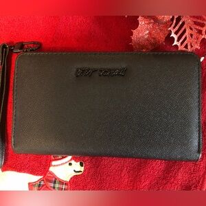 Betsy Johnson brand new black long wallet